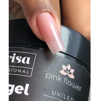 RISA - Polygel Bisnaga 30g - Pink Flower - Uv/Led Para Alongamento de Unhas Técnica Molde F1 - Foto 2