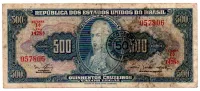 C119 - 50 Centavos (Sobre 500 Cruzeiros) - 1° Estampa - Série 1478 - D. João VI - Data: 1967 - R