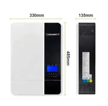 Inversor Carregador 5kW 48V/220V com WiFi Growatt - SPF 5000-48 ES P - Foto 2
