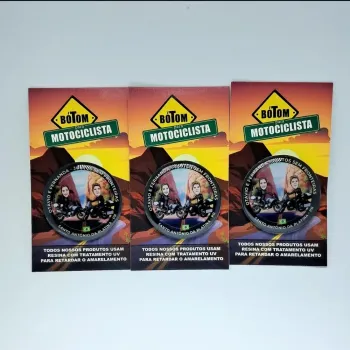 30 Botons Resinados para Moto Clube