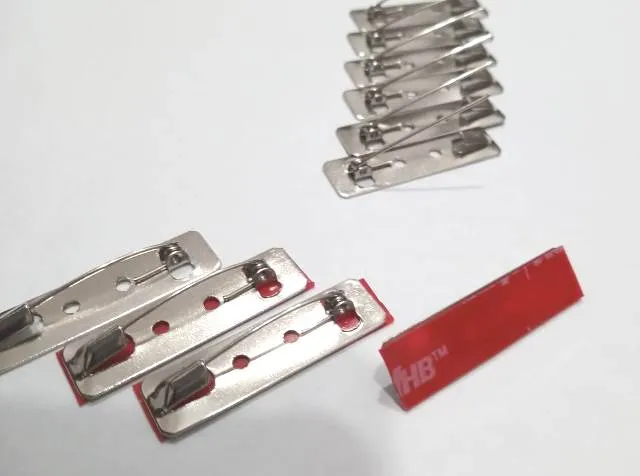 Base de broche ( alfinete ) 3,6 x 1,1 cm