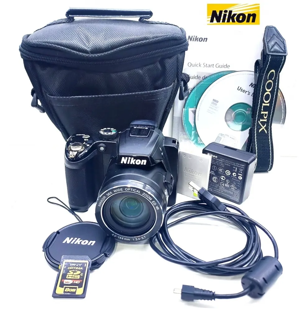 Câmera Nikon Coolpix P500 12MP ZOOM 36X VÍDEO  FULL HD - Usada - Vendida