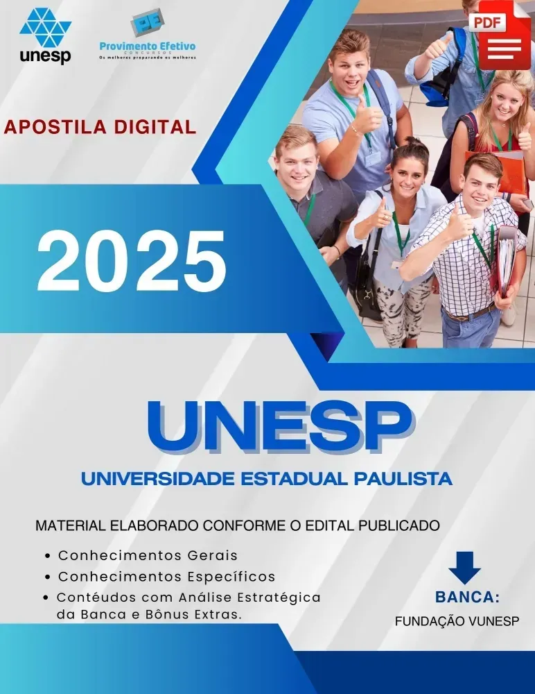 Apostila UNESP Técnico Agropecuário 2025 Imagem