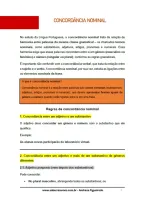 892 - Português - Gramática - Sintaxe - Concordância Nominal  - 9º ano - PDF com 15 páginas - Foto 2