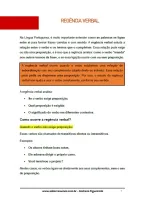 893 - Português - Gramática - Sintaxe - Regência Verbal  - 9º ano - PDF com 15 páginas - Foto 2