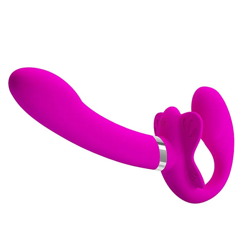 Vibrador  Ponto G Strapless 12 Modos de Vibração Imagem
