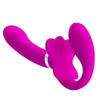 Vibrador  Ponto G Strapless 12 Modos de Vibração - Foto 2
