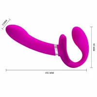 Vibrador  Ponto G Strapless 12 Modos de Vibração - Foto 5