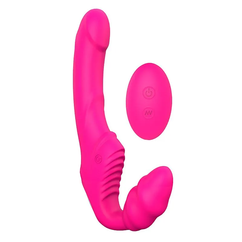 Vibrador de Ponto G Duplo Strapless - Recarregável