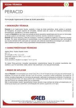 PERACID Sanitizante à base de ácido peracético de 5kg e de  25kg Preço Sob Consulta - Foto 2