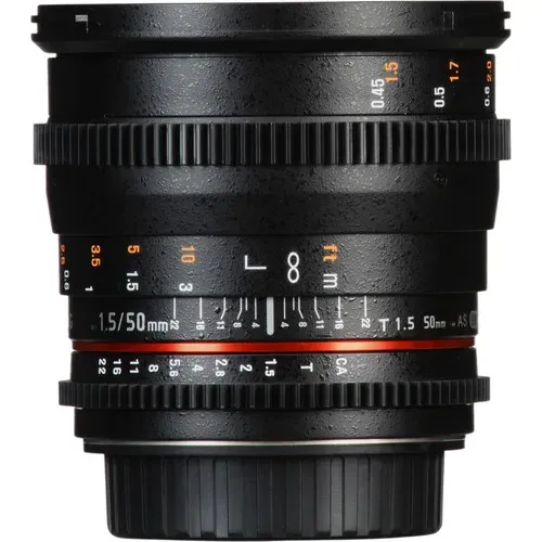 Lente Samyang 50mm Cine T1.5 VDSLR AS UMC  Imagem