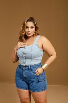 Short Cargo Plus Size | REF: 2912 - Foto 2