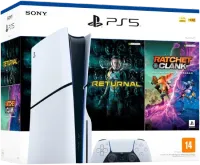 PlayStation 5 Slim Mídia Física Bundle 2 Jogos — imagem principal