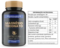 Magnésio L-Treonato 1000mg 60 Comprimidos - Foto 2