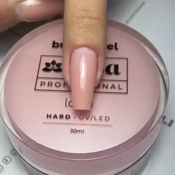 RISA - Gel Hard Builder Nude Latin - Construtor Para Alongamento Unhas Fibra Gel - 30ml