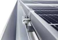 Carports solar - Estrutura de garagem solar sequencial, Para módulos solares com calha de chuva, alumínio, altura de passagem de 2,200 mm.  - Foto 7