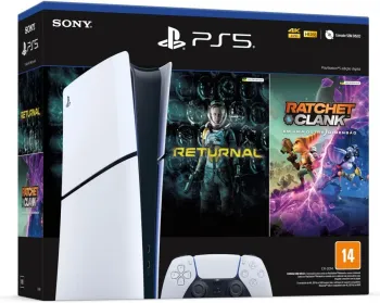 PlayStation 5 Slim Mídia Digital Bundle 2 Jogos