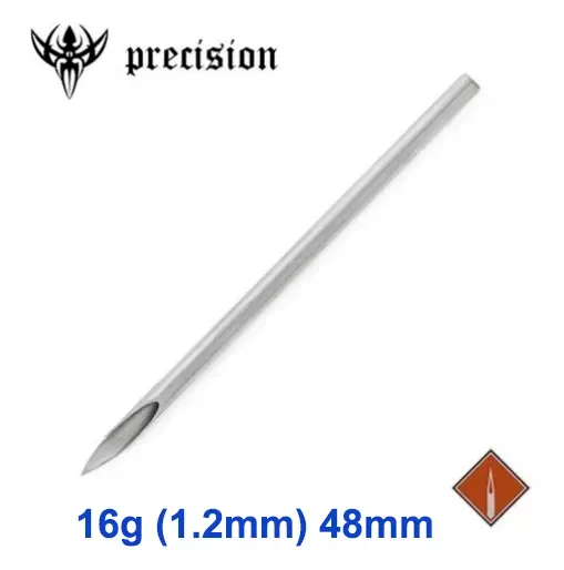 Agulhas Americana PRECISION NEEDLES - RETA 14GA (1.6mm) 48mm  Imagem