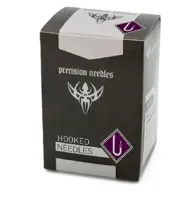Agulhas Americana PRECISION NEEDLES - CURVADA  16GA (1.2mm) HOOKED - Foto 2