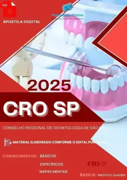 Apostila CRO SP Fiscal 2025