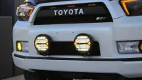PAR FARÓIS AUX REDONDO 240W LED X4 SÉRIES C/DRL AMBAR - Foto 3