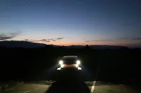 PAR FARÓIS AUX REDONDO 240W LED X4 SÉRIES C/DRL AMBAR - Foto 5