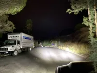 PAR FARÓIS AUX REDONDO 240W LED X4 SÉRIES C/DRL AMBAR - Foto 9