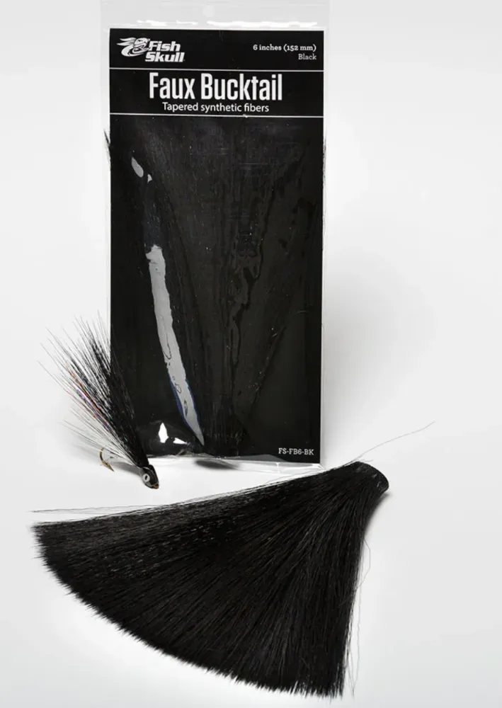 Fish Skull - Faux Bucktail BL