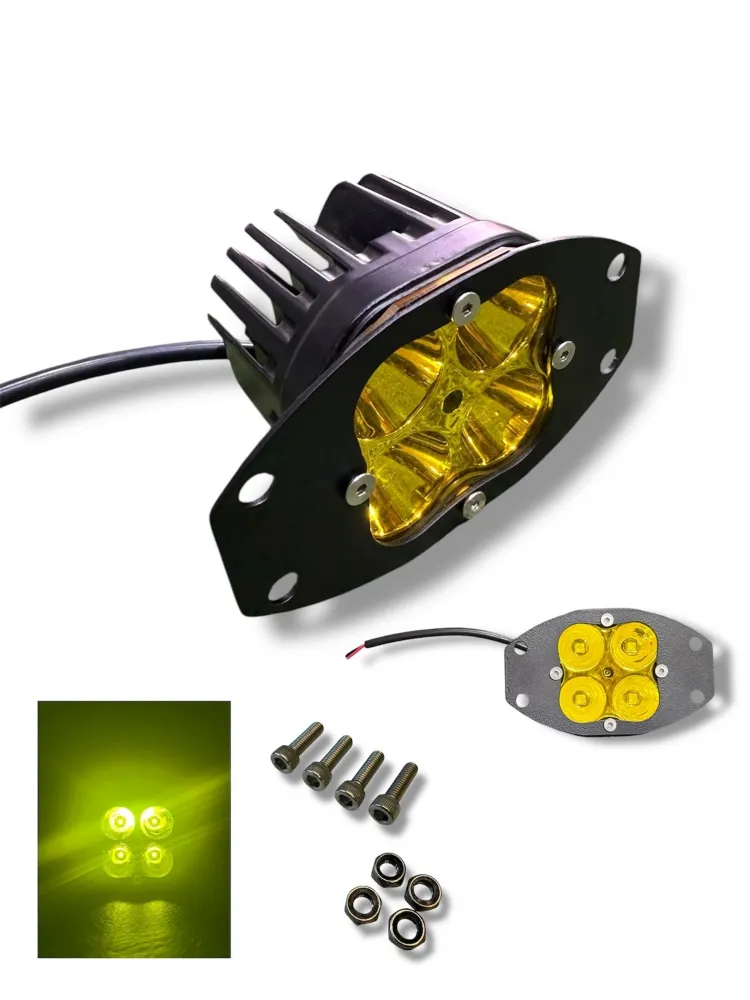 FAROL DE MILHA LED 40W 3500K DE EMBUTIR SPOT