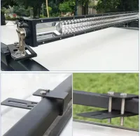 Suporte Para Usar Barra De Led No Bagageiro Rack Estribo - Foto 7