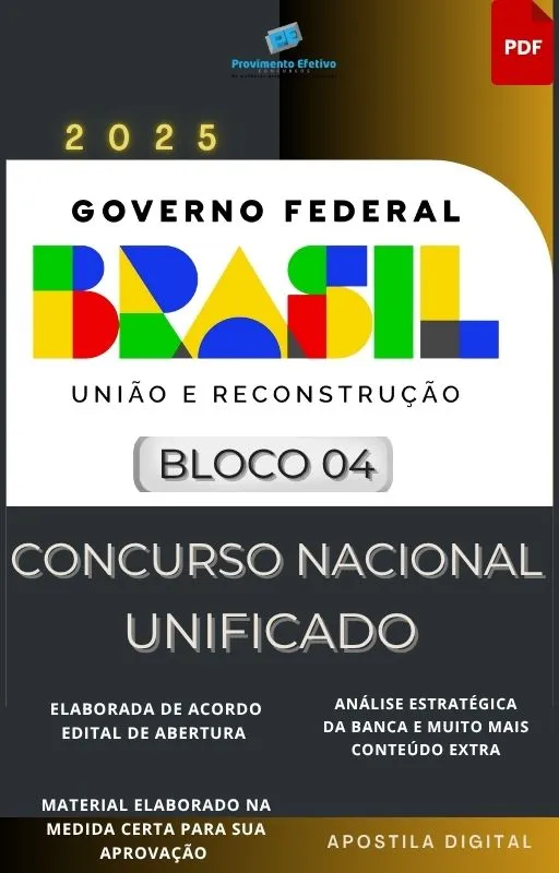 Apostila CPNU CNU 2025 Bloco 04 Engenharia e Arquitetura