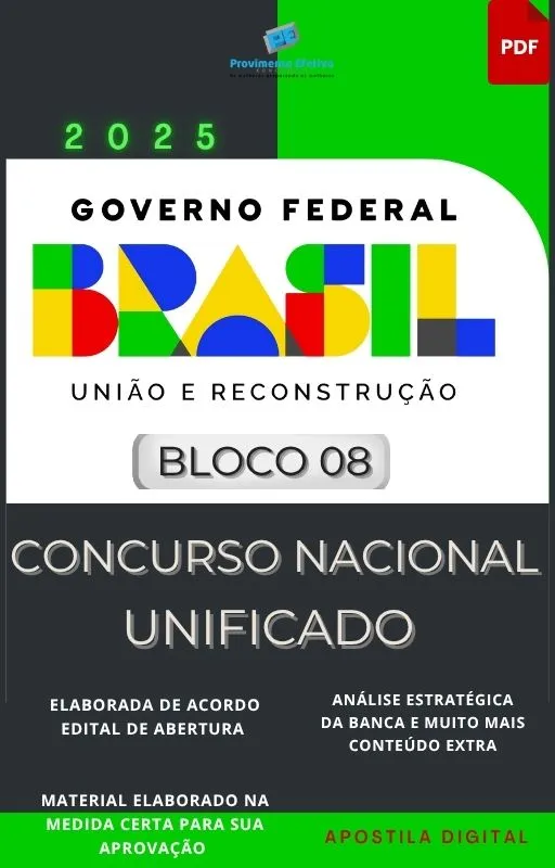 Apostila CNPU CNU 2025 Bloco 08 Intermediário  Saúde