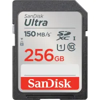Cartão de Memória Sandisk SD 256GB Ultra SDXC UHS-I  Card 150mb/s - Foto 2