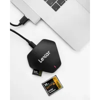 Leitor Lexar Professional Multi-Card 3-em-1 (LRW500) USB 3.1 - Foto 4