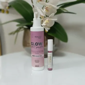  NA COMPRA DO GLOW VELVET SENSATION HIDRATANTE CORPORAL GANHE DE PRESENTE  O HIALULIP