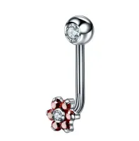 Piercing Genital Feminino em Titânio L-BAR FLOR 1.6mm -  TIT04 - Foto 5