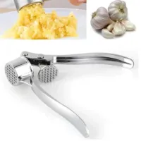 Espremedor De Alho Aço Inox Utensilio De Cozinha Multiuso Universal Super Resistente Tempero - Foto 5