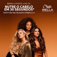 SHAMPOO WELLA ULTIMATE LUXE OIL INFUSÃO DE OLEOS & OMEGA-9 1L - Foto 3