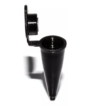  Microtubo Tipo Eppendorf Graduado 0.5ml Preto