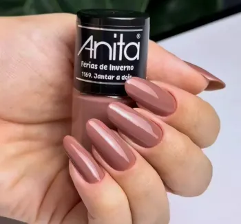 ANITA - Esmalte Cremoso Coleção Férias de Inverno - Jantar a Dois - 10ml - Foto 2