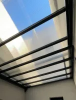 Cobertura/toldo em policarbonato alveolar 6mm  - Foto 2