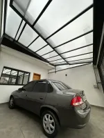 Cobertura/toldo em policarbonato alveolar 6mm  - Foto 3