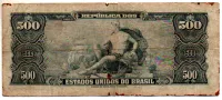 C119 - 50 Centavos (Sobre 500 Cruzeiros) - 1° Estampa - Série 2038 - D. João VI - Data: 1967 - R - Foto 2