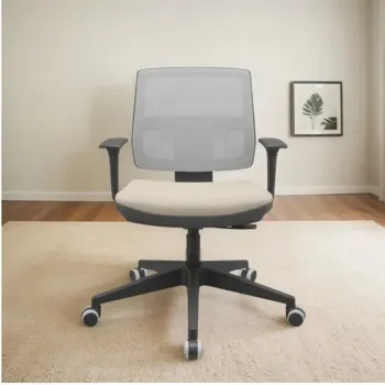  Cadeira Multiregulável NR17 Executiva Brizza Tela Encosto Regulável e Base Piramidal com Baços Reguláveis