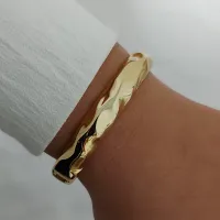 BRACELETE ASTRID, BANHADO A OURO 18K