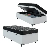 Baú Solteiro carioca VZ 30+12 cm + D20 solteiro Long life  cm 50 kg Oferta - Foto 2