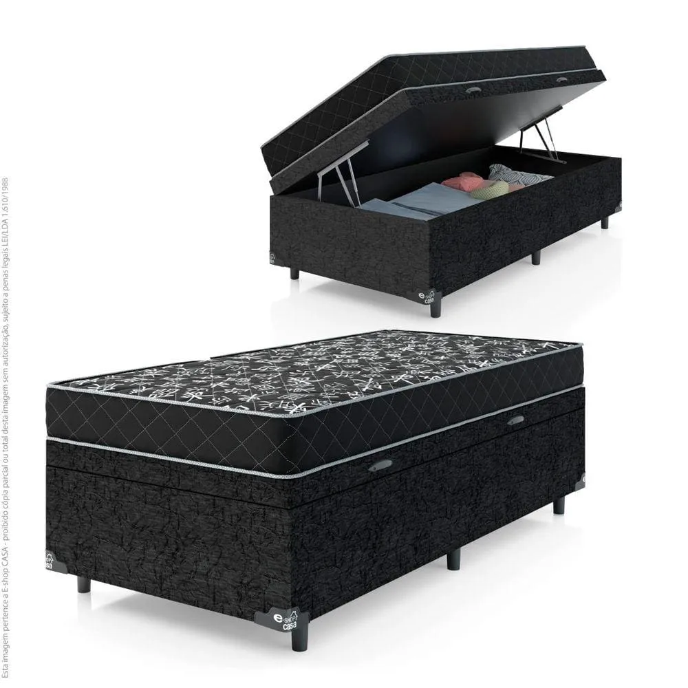 Baú Solteiro blindado + D20 solteiro Long life  10 cm 50 kg Oferta