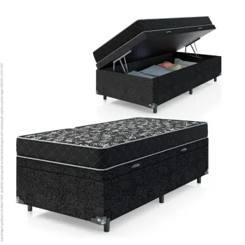 Baú Solteiro carioca VZ 30+12 cm + D20 solteiro Long life  cm 50 kg Oferta