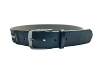 Ref: CE03 - Cinto Esporte Elástico - Cor Caqui Com Ponteira em Couro Preto. - Foto 2