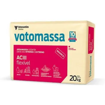 Votomassa - branca - AClll flexível 20kg Votorantim